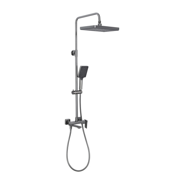 Душевая система оружейная сталь FRAP F2484-9