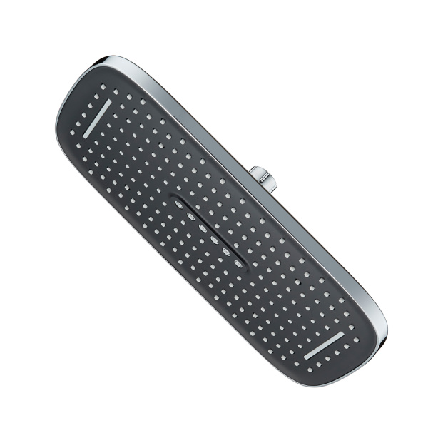 Лейка верхняя для душа Splenka S451.53 прямоугольная 320*210мм пластик/силикон, хром