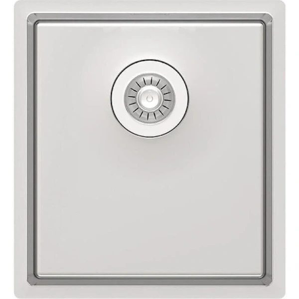 Мойка "Оптима-HM" 360.400.10.10, сатинированная, перелив в чаше