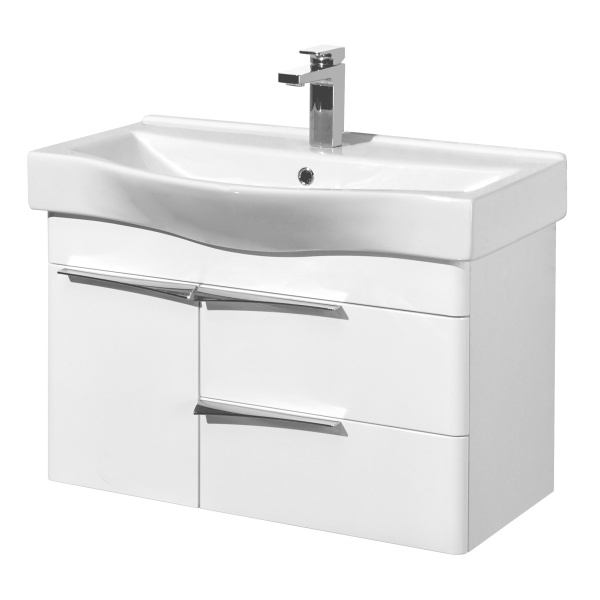 Тумба под раковину AQUATON Беверли 80 белый 1A235501BV010
