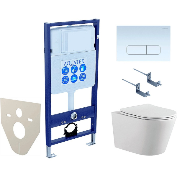 Инсталляция Set AQUATEK ВЕГА-1905-013 (рама AQUATEK Standard INS-0000012 с клавишей и крепежом