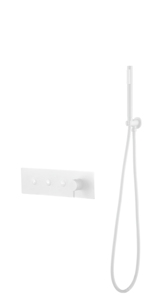 Смеситель FUSION с ручным душем Matt White