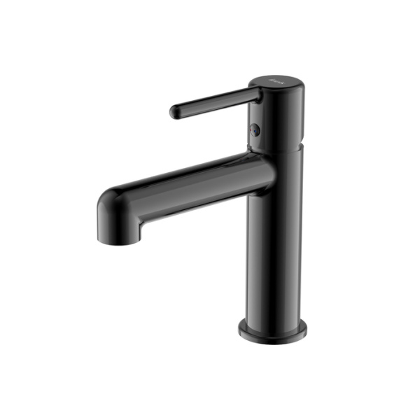 Cмеситель для умывальника, черный глянцевый, Aiger, IDDIS, AIGGB00i01