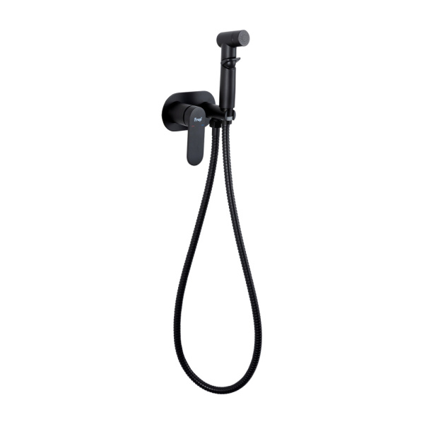 Встраиваемый гигиенический душ черный FRAP F2085-6