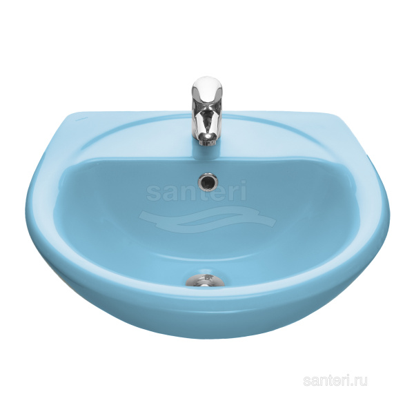 Раковина Santeri Соната с переливом голубой 131112S0611B0 в магазинах СантехГид