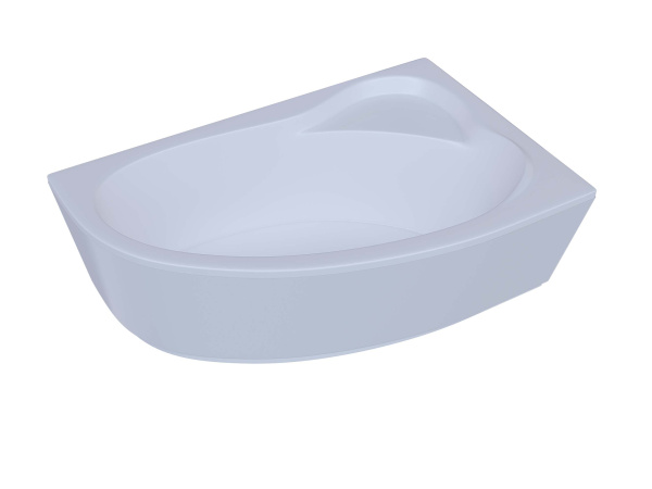 Акриловая ванна Aquatek Фиджи 170x110 асимметричная, правая, с каркасом, без гидромассажа