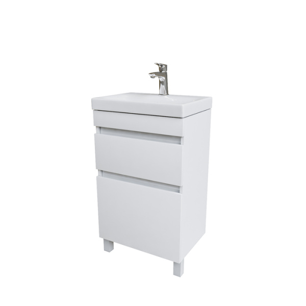 Тумба с умывальником напольная с ящиками, белая, 50 см, Zodiac, IDDIS, ZOD5CBFi95K подходит ум. 3505000i28