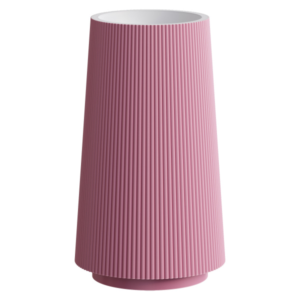 Раковина напольная рифленая Corian 480*480*850 LIGHT PINK (роза) в магазинах СантехГид