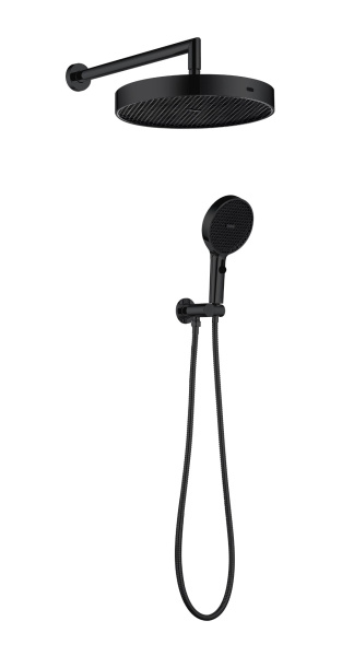 Лейка ручная+верхняя+выпуск+шланг CELL SHINE GUN METAL 