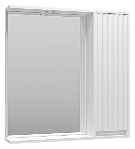 Зеркало-шкаф BALATON - 80 правый, белый