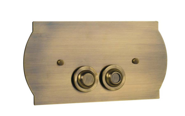 Кнопка для инсталляции, нержавеющая сталь BRONZE