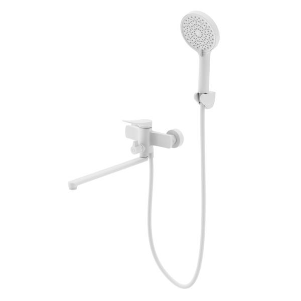 Смеситель Splenka универсальный для ванны белый