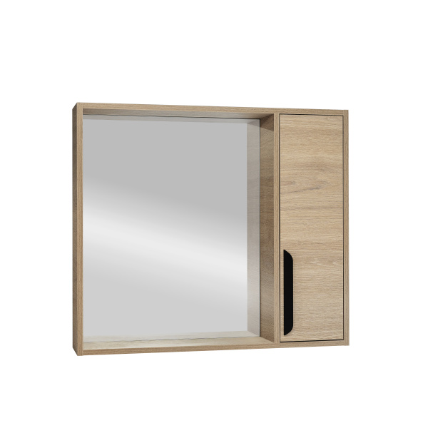 Зеркало со шкафом VIANT КЕЛЬН 80 подвесное светлое дерево () VKEL80SD-ZSH