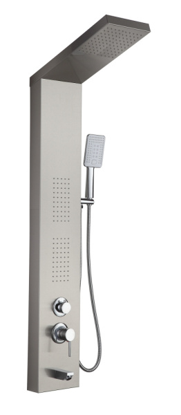 Душевая панель сатин хром FRAP F24005-5