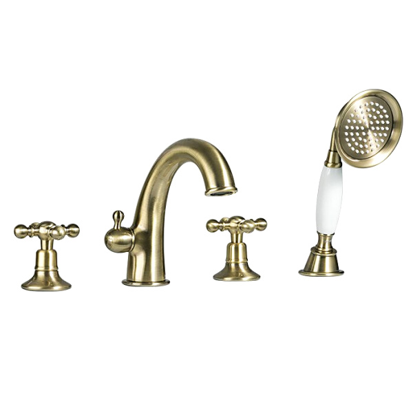 Смеситель для ванны на 4 отверстия бронза G1189-4