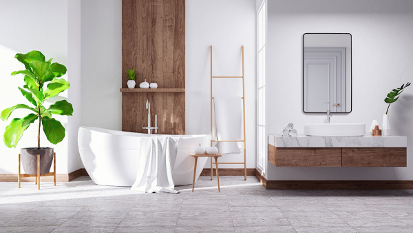 "Incanto" 600х1000 - 3 (часы, подогрев, сенсорный выключатель) зеркало 