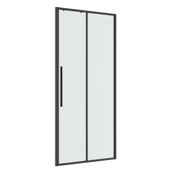 Дверь в нишу Niagara Nova NG-34-9AGR (90х195) раздвижная,графит,стекло прозрачное,1 место 