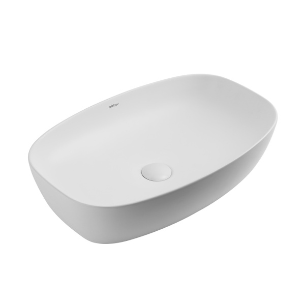 Раковина накладная ABBER Rechteck AC2206MW белая матовая в магазинах СантехГид