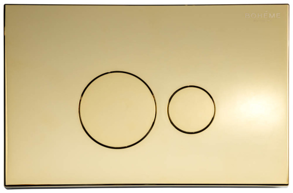 Кнопка для инсталляции Boheme, пластик GOLD