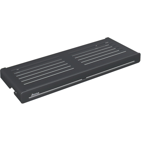 Металлическая полка Ravak Slim S Черная (X07P649)