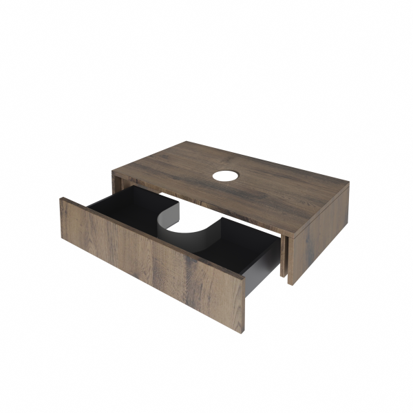 Тумба под раковину Токио, Древесина Аттик 80, 1 вырез