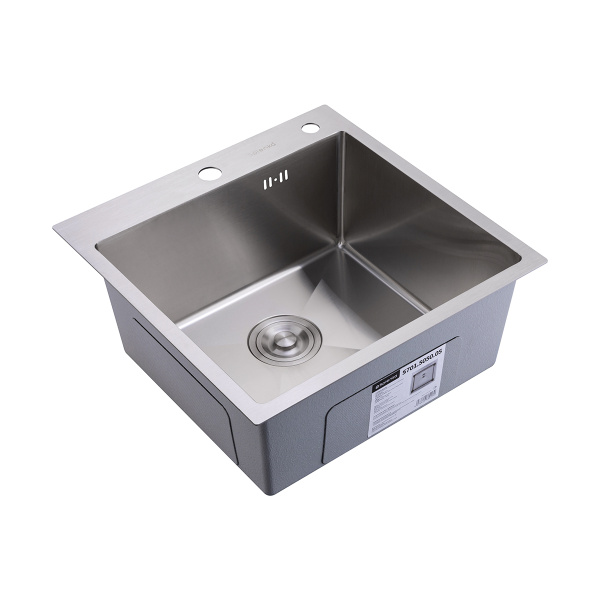 Кухонная мойка Splenka S701.5050.05 из нержавеющей стали в базу от 50см, сатин