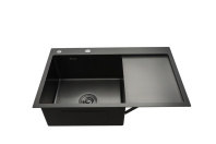 Мойка 0.8мм черная 780x500x215mm GAPPO GS7850-6L