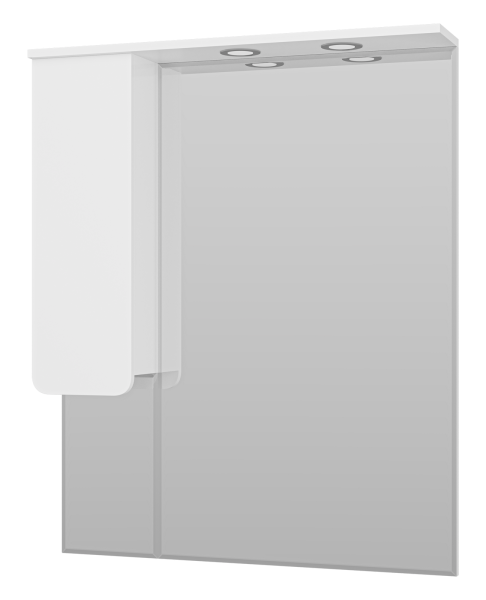 Зеркальный шкаф Misty Чегет 85 левый