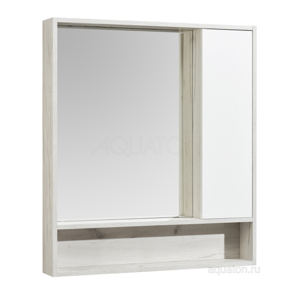 Зеркало-шкаф AQUATON Флай 80 дуб крафт () 1A237702FAX10