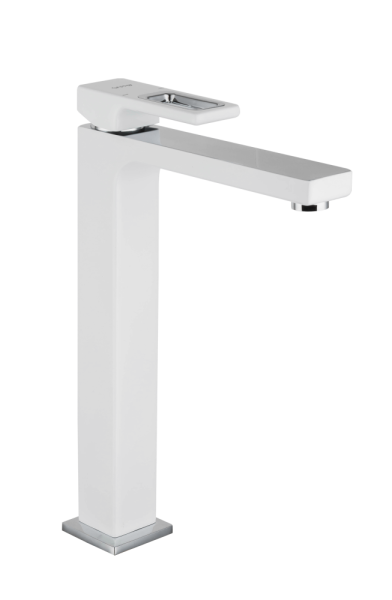 Смеситель для раковины белый высокий GAPPO G1017-2