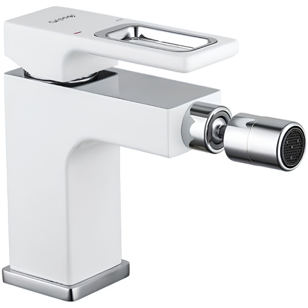 Смеситель для биде белый/хром GAPPO G5017-8