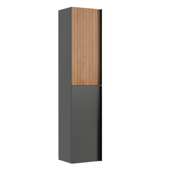 Шкаф-пенал Sancos Дельта / Delta PDL35GR 35x30x160 дуб красный / графит