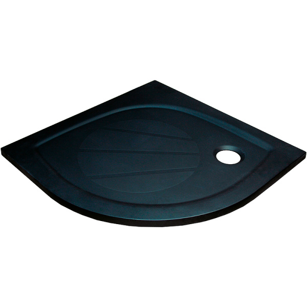 Душевой поддон из искусственного камня Ravak Elipso Pro 90х90 Черный матовый () XA237701010BM