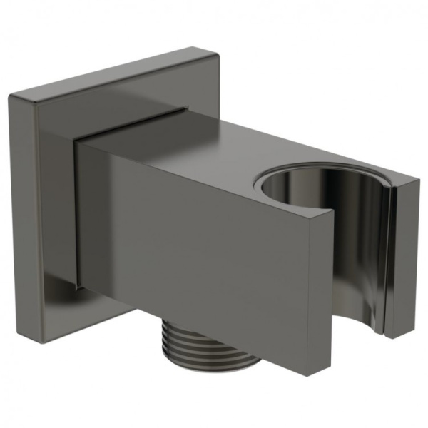 Держатель Ideal Standard IDEALRAIN с подключением душевой лейки 1/2" серый матовый () BC771A5