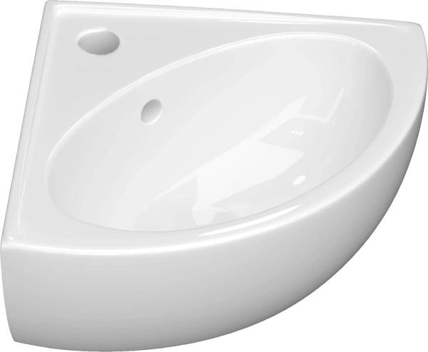 Раковина КЕРАМИН Лаго 55 угловой белый () 4810531139829 в магазинах СантехГид