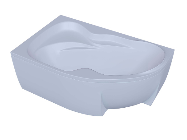 Акриловая ванна Aquatek Вега 170x105 асимметричная, левая, с каркасом, без гидромассажа