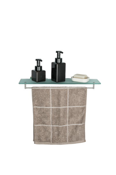 Полка стеклянная FRAP F30107