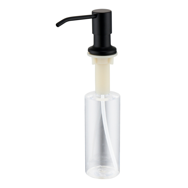 Дозатор для моющего средства на кухню Splenka встраиваемый S710.01.06 нержавеющая сталь, черный