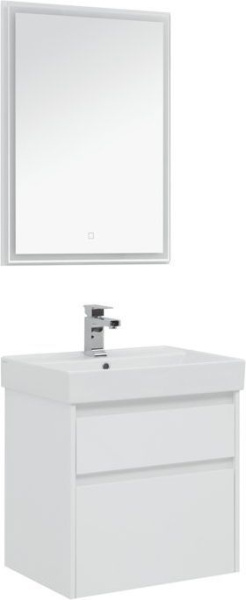 Комплект мебели для ванной Aquanet Nova Lite 60 белый (2 ящика)