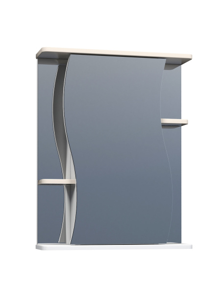 Шкаф зеркальный Alessandro 3 - 550 бежевый