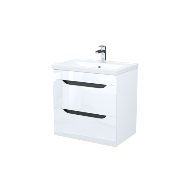 Тумба с умывальником, подвесная, 60 см, белый, Ray, IDDIS, RAY60W0i95K подходит умыв. 4076000i28