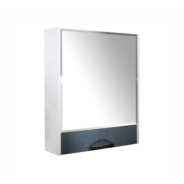 Зеркальный шкаф "Байкал-60"  без подсветки, без полок (ПВХ)