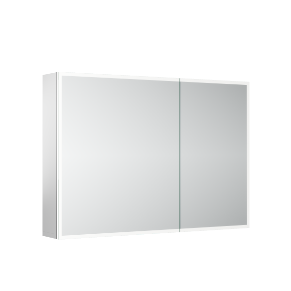 Зеркальный шкаф Sancos Реформа / Evoke SC80100 100x70 с подсветкой, серый