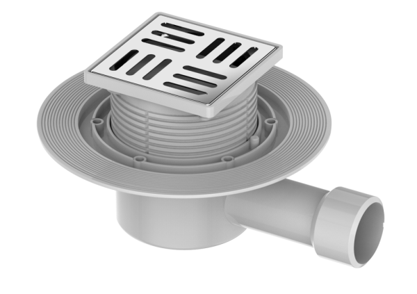 Душевой трап сатин 100*100мм GAPPO G81010-5