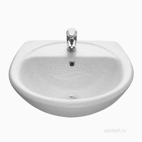 Раковина Santeri Соната с переливом крап на белом 131112S0111B0 в магазинах СантехГид