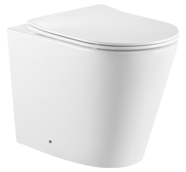 Унитаз приставной IBERICA BLANCA BURGOS ALTO Tornado белый () IB.BRA.334.1B1