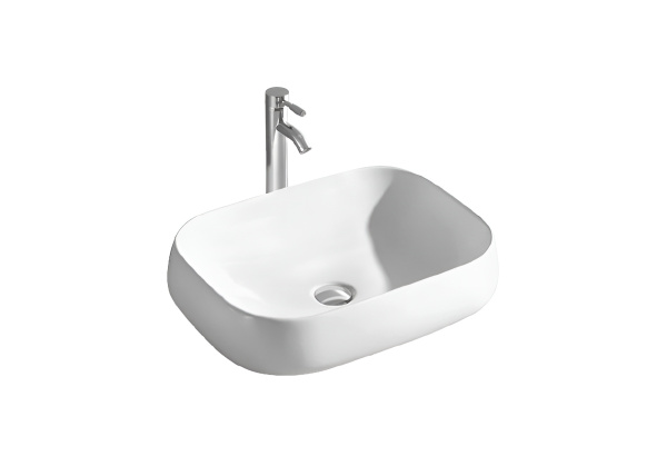 Раковина накладная для установки на столешницу AQUATEK AQ5526-MW 560*420*140, матовый белый в магазинах СантехГид