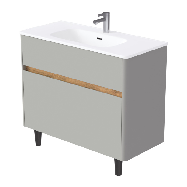 Тумба Mona 70Н (700х870х453) 2я агатовый серый