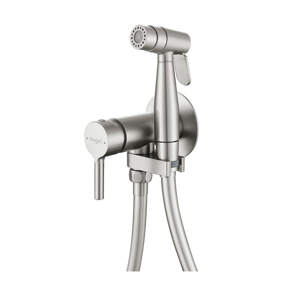 Смеситель Raglo с гигиеническим душем встраиваемый , сатин R20.54.05