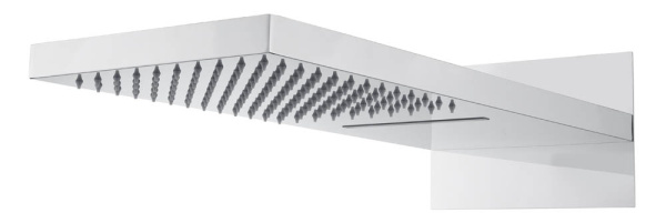 Лейка верхняя FUSION Chrome c каскадом 